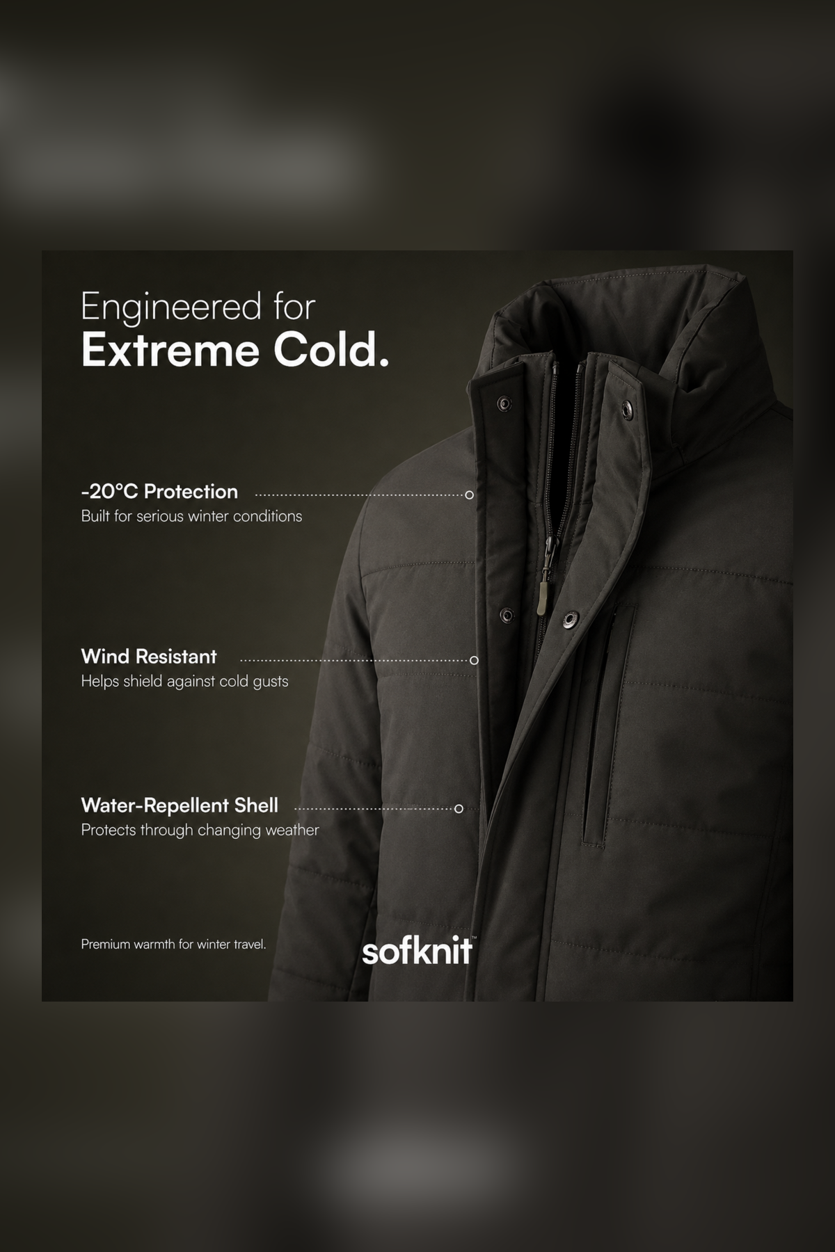Thermal Winter Jacket Men