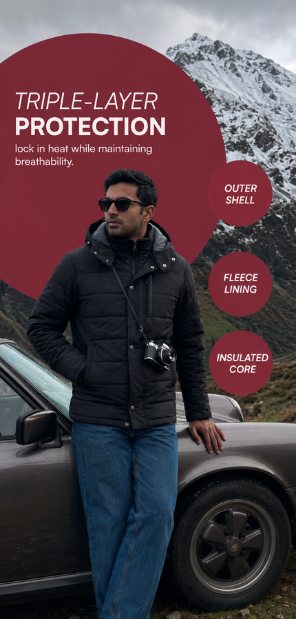 Thermal Winter Jacket Men