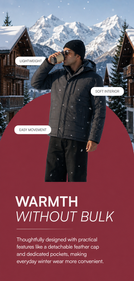 Thermal Winter Jacket Men