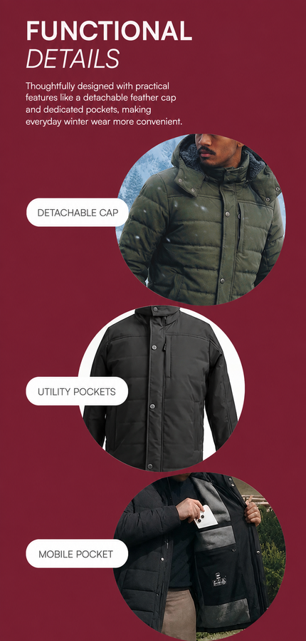 Thermal Winter Jacket Men