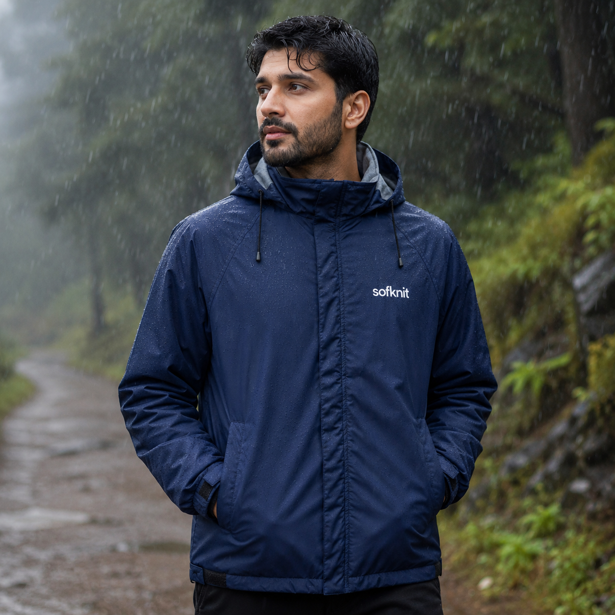 Reversible Waterproof Jacket Men