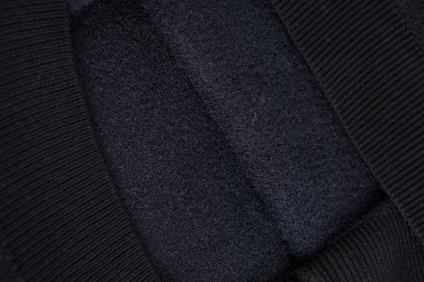 Cross-Knit Brushed High-Neck Sweater