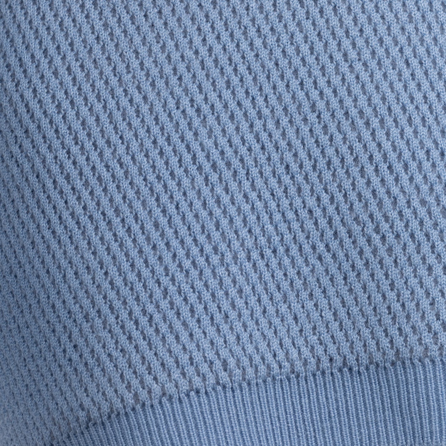 Cross-Knit Brushed Crew-Neck Sweater